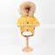 Hot style winter pet clothing snowsuit for a small dog with a thick hood and padded four-legged coat for dog