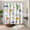 i@home eco friendly animals print alpaca digital custom cartoon bathroom shower curtain cactus