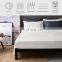 Soft King Size Waterproof Microfiber 200TC Solid Color Hotel Sateen Bed Sheet Set