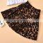 Newborn Baby Girls Outfit Short Sleeves White Blouses +Leopard Skirts 2 Pcs Kids Girls Set