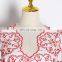 TWOTWINSTYLE Floral Tunic Tops Puff Short Sleeve V Neck Casual Blouse Shirt Women