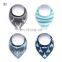 Amazon Hot Sale Multiple Styles Printed Pet Bandana Snap Triangle Dog Scarf Set