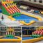 Human Size Water Roller Ball Pools Blow Up Orange Garden Inflatable Swimming Pool For Family