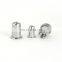 Free samples aluminum knurled body flat head rivet nut