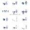 14mm Hex 28mm length car atv wheel lug nuts