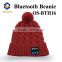 winter knitted hat bluetooth hat with wireless stereo headphone