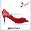 Beautiful Design Lady Shoes Party High Heel Pointed Toe Red Dress Shoes
