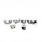 Wholesale Stair Balcony Railing Fitting System Stainless Steel Balustrade Slotted Pipe Fittings