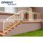 High Quality Different Types Of Black Spindle Deck Railing Prefab Metal Black Aluminum Deck Railing systems