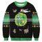 High Quality Black Pullover Own Design Winter Knits Women Mens Christmas Sweater Dress