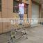 Double side telescopic aluminum step ladder with 2.6m+3.2m