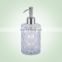 Chinese Factory Airless Pump Glass Cosmetic Makeup Clear Spray 500ml Bamboo Bottle For Hand Soap,Cosmetic Lotion
