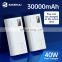 Sikenai Latest Multi-charging Port Portable LED Digital Display 30000mah 40W Power Bank