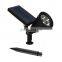 Waterproof IP65 Outdoor 4 LED Solar Spike Light For Garden Landscape LED Lawn Solar Spike Lamp