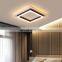 Square Golden Whole House Lamp Living Room Ceiling Lights Acrylic Ceiling Lamp