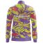 Custom Sublimation Jacket with Purple Zipper Design for You