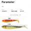 JOHNCOO Soft Bait Crazy Shiner Fishing Lure 75mm 100mm Soft Bait Silicone Bass Pike Minnow Swimbait Plastic Shad Lure