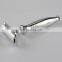 Men facial cleaning high quality chrome plated metal double edge blades shaving safety razor