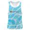 2022 Customized Sublimation Light Blue Singlet Design for You
