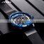 SINOBI S9789G Chronograph Men's Watch Creative Design Model Silicone Band Quartz Watches Relogio Masculino