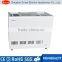 supermarket ice cream deep display freezer with lock
