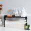 Metal Wire Sink Dish Drying Rack Tableware Bowl Seasoning Spice Jar Over Sink Storage Holder Organization Shelf
