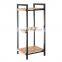 Multi-founction Folding bathroom bedroom kitchen  floor-type triple tiers storage rack shelf