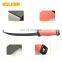 New Outdoor Fishing Tool Fishing Knife TPR&ABS Handle Non-slip Portable Fillet Knife Black Coated Stainless Steel Fish Knife