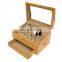 Wooden display watch winder box