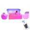 LED tables and chairs bar stool huel bars table LED outdoors furniture sets