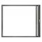 HMK-MV Thermal Break Aluminum Frame Micro Side Ventilation Casement Window