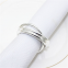 Fast Shipping Gold Silver Colored Napkin Ring For Wedding Table Decoration