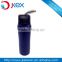 SGS Approved silicone suction nozzle single wall stainless steel sport water bottle