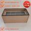 MKFA08 Dust collector filter square cylindrical vacuum cleaner dust collector air filter cartridge  wooden frame filter element MKFSF10