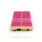 6000mah power bank portable charger luxury leather material