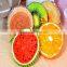 Hot sales 3D soft plush fruit shape pillow /bolster creative fruit foam chair seat cushion
