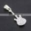 Wholesale stainless steel guitar pendant necklace