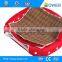 Overstuffed plush fur fabric pet bed detachable dog house in stock