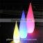 Solar LED light PE plastic lamp with remote control