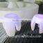 New PE plastic Stool with LED lights and remote control YXF-4340