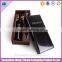New design recyclable leather paper wine packaging boxes for gift