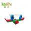Children double plush playground plastic seesaw toys
