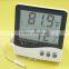 Large LCD digital thermometer-hygrometer