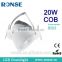 Ronse 20W aluminum recessed led cob trunk light rotable spot lighting(RS-Q401)