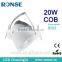 Ronse 20W Aluminum Recessed Led Cob Trunk Light Rotable Spot Lighting(RS-Q401)