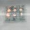 2016 wholesale mercury clear plastic tealight holder with x'mas design