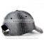Broken hole washed cheap hip-hop caps for sale distressed denim baseball cap