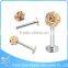 Crystal Ball Lip Piercing Body Jewelry Piercing Labret Studs