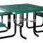 Picnic Table, Expanded Picnic Table, Square, 46inch, for ADA, Blue, Green, etc.