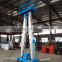 mobile telescopic double mast aluminum lift platform with competitive price